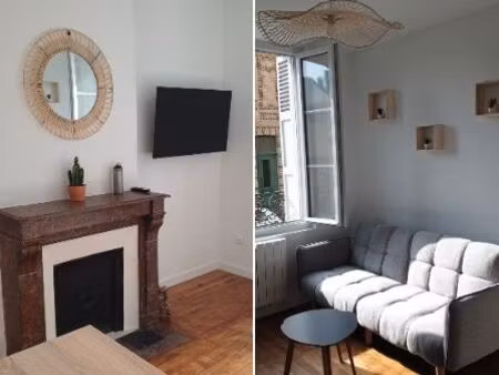 t2 décoré et meublé sainte anne danton