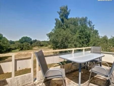 f3 de 69 m² - dernier étage - terrasse 13 m² vue forêt - résidence la chardonneraie