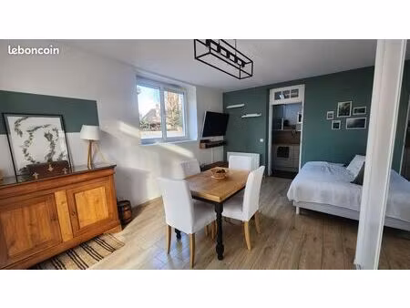 studio meublé 29 m² charges comprises – gare rer d à 3 min – jardin & parking – cc