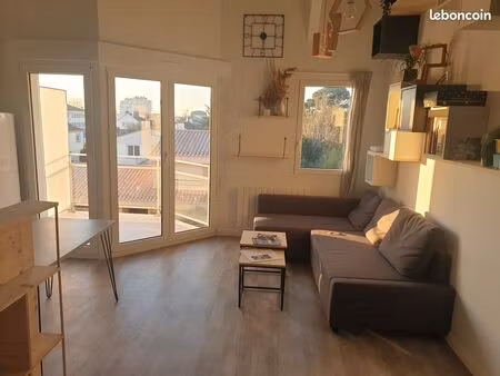 duplex t3 - a l'année -arago