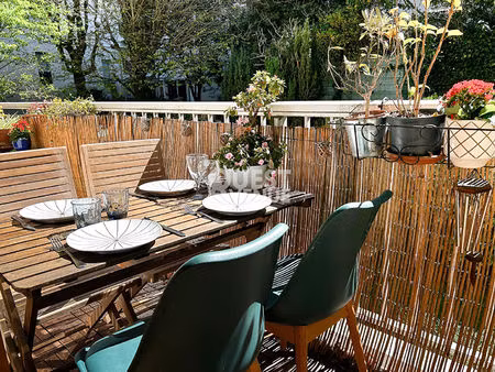 appartement de 3/4 pièces avec balcon aux buttes chaumont 75019 84 m2