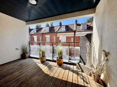 maison moderne  125m2  3 chambres   cour  garage quartier henriville amiens