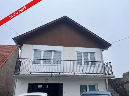 maison individuelle 65 m2  jardin et sous-sol complet