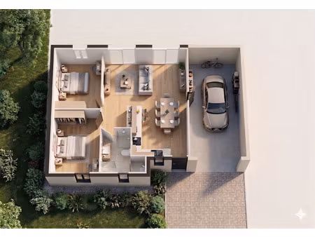 vente maison à saint-aubin-de-terregatte (50240) : à vendre / 65m² saint-aubin-de-terregat