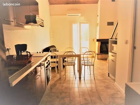 frontignan plage meublé duplex maison 50m2 2 chambres