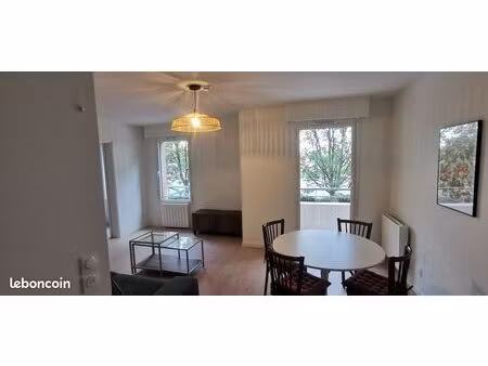 t2 meublé d'exception 42 m² – rénové – parking & loggia – lille st-maur