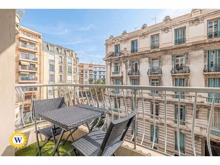 nice gambetta - appartement 1 pièce avec balcon sud