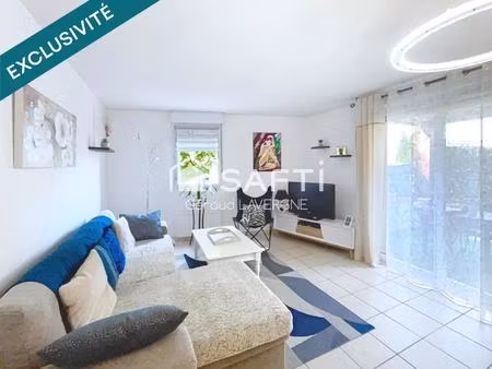 t3 en rez-de-jardin au coeur de castelginest