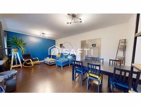 appartement t3 meublé de 71m² dans résidence sécurisée avec parking privatif