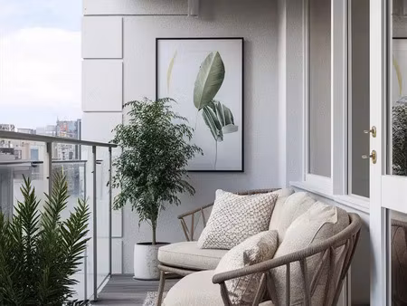 superbe 3 pieces neuf avec terrasse proche du metro c