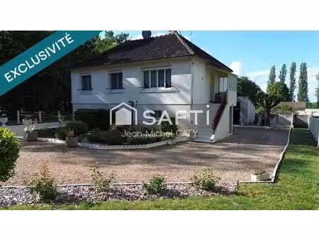 tracy sur loire  maison de 77 m² sur sous-sol avec un terrain de 1963 m² vendue louée