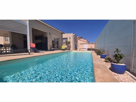 maison 3 faces piscine et studio saint jean lasseille 6 pièce(s) 134 m2