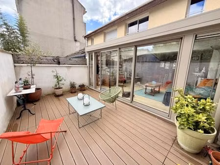 bagnolet 93170 métro gallieni maison terrasse cour parking