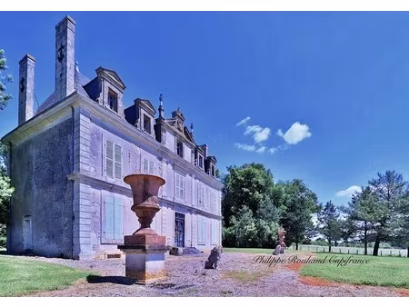 château du xviiᵉ siècle à vendre  17 pièces  foussais payre (85)