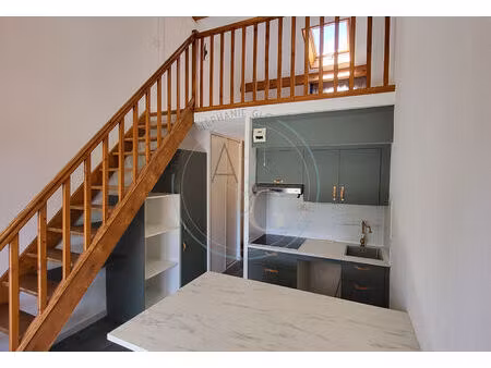 cogolin - location annuelle mazet t2 duplex 28m²