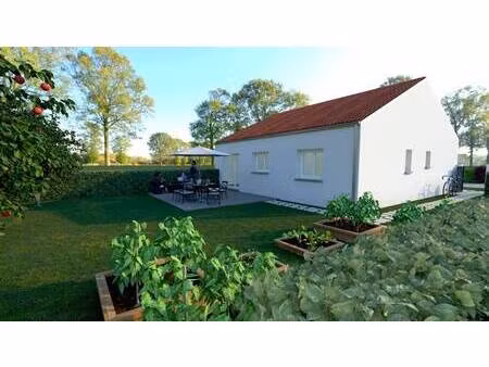 terrain avec maison neuve à vendre