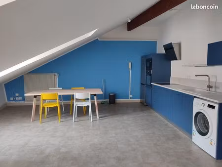 particulier loue t4 meublé tout confort dernier étage au hyper centre ville grenoble coloc