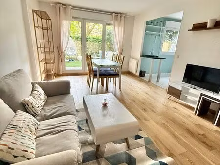 location t2 meublé avec jardin