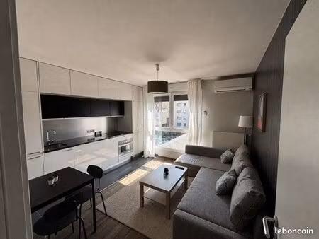 studio meublé 23m² – résidence 2015 - centre clichy