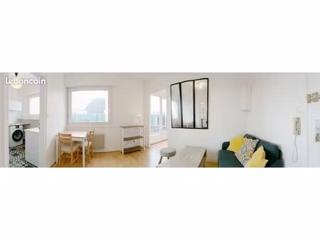 appartement 2 pièces meublé équipé avec terrasse et cave