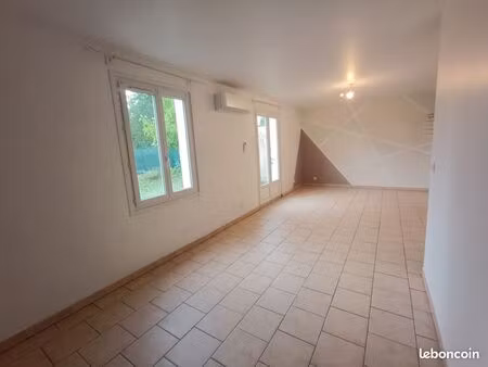 maison 3 chambres + garage + jardin