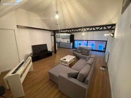 appartement 130m2 3 chambres type loft