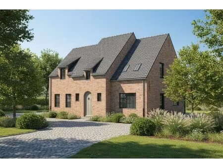 nieuw te bouwen alleenstaande woning te diksmuide.