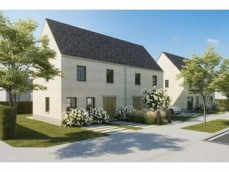 nieuw te bouwen halfopen woning te houthulst.