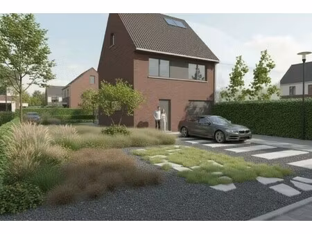 nieuw te bouwen halfopen woning te houthulst.