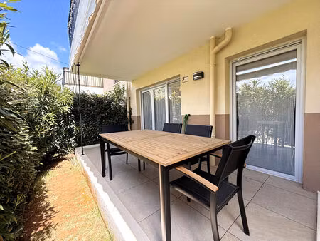 appartement 3 pièces 58m² rez-de-jardin carros les plans