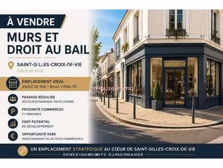 vente immeuble à saint-gilles-croix-de-vie (85800) : à vendre / 53m² saint-gilles-croix-de