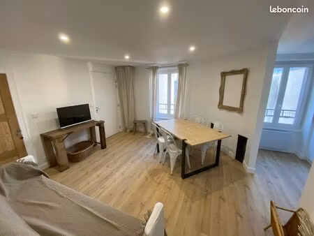 charmant f3 meublé 58 m² – centre nancy  proche place des vosges