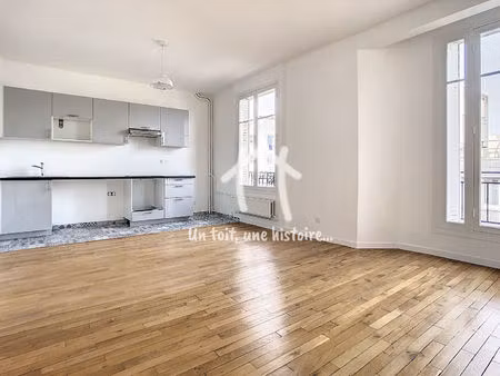 appartement courbevoie 3 pièces 56 m2+ cave + parking