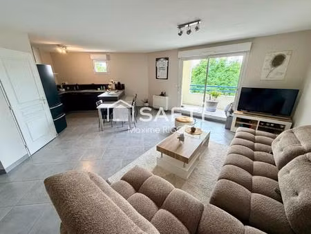 appartement 3 pièces 69m² avec 2 places de parking