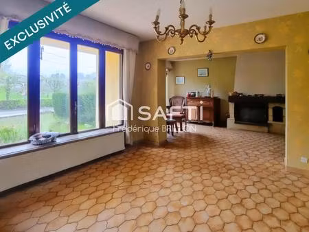 exclusivité – maison individuelle de plain-pied avec fort potentiel à samer