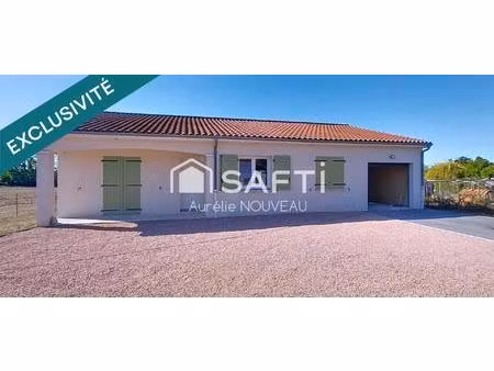 maison de plain-pied  3 chambres  garage  au calme
