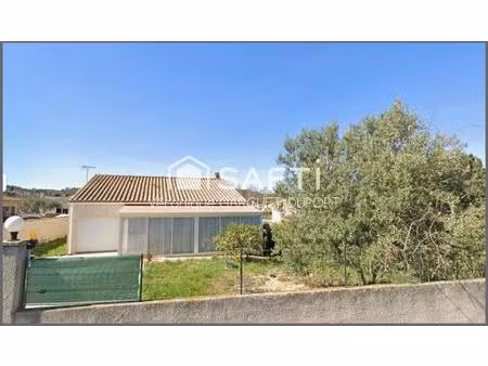 villa de plain-pied  4 faces  125m2  grand terrain