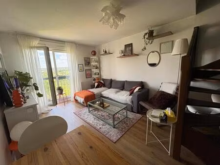 toulouse soupetard  charmant t2 en duplex - dernier etage