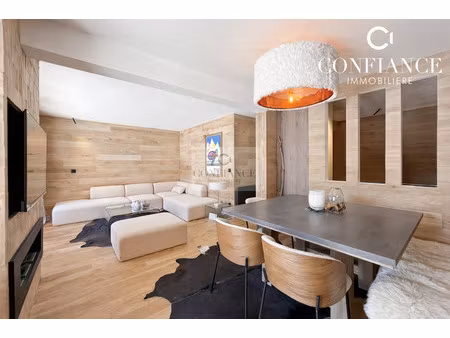 06660 auron - 3 pieces rez de chalet - terrasse - jardin - park