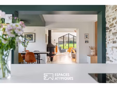 réinterprétation contemporaine et horizon verdoyant aux portes de nantes