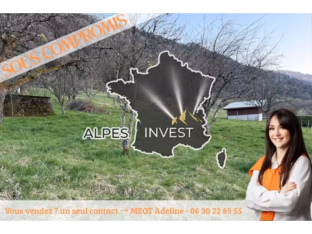 achat terrain 1 681m² allevard 38580