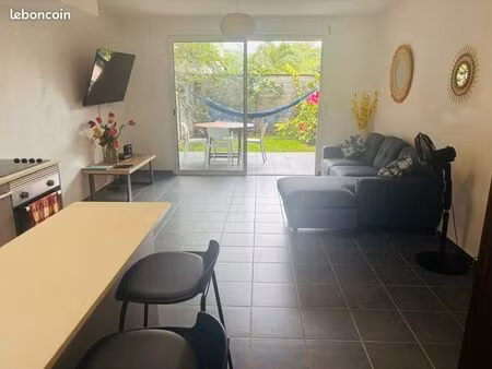 à vendre t3 duplex jardin