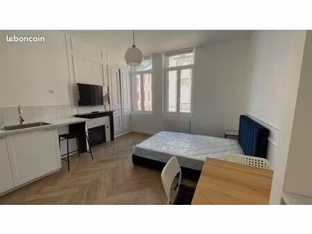 studio meublé 21m² – amiens saint-roch – proche gare / universités