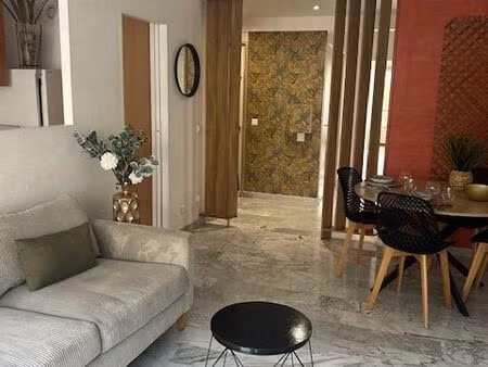 appartement à louer  meublé à roquebrune cap martin