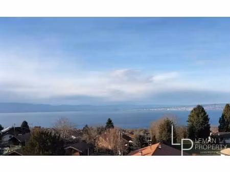 neuvecelle  magnifique villa récente avec vue panoramique sur le