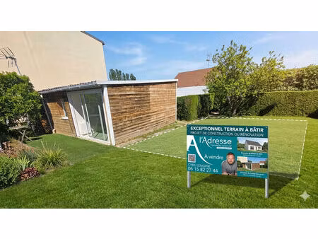 vente terrain  254.00m²  vaujours