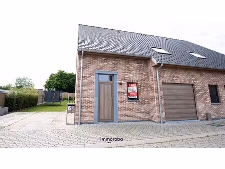 energiezuinige woning te huur in olsene met 3 slaapkamers en garage
