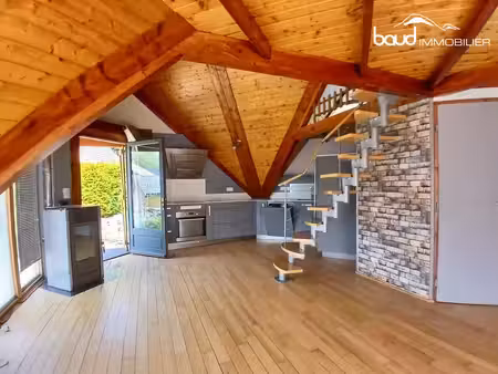 vente chalet 4 pièces 71m2 lans-en-vercors 38250 - 330000 € - surface privée