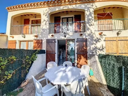 achat - saint cyprien plage - villa traversante - 4 pieces - 2 faces - 1 etage - residence