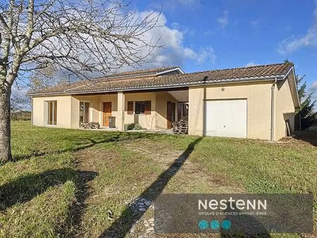 à vendre charmante maison de plain-pied à allez-et-cazeneuve 110m²
